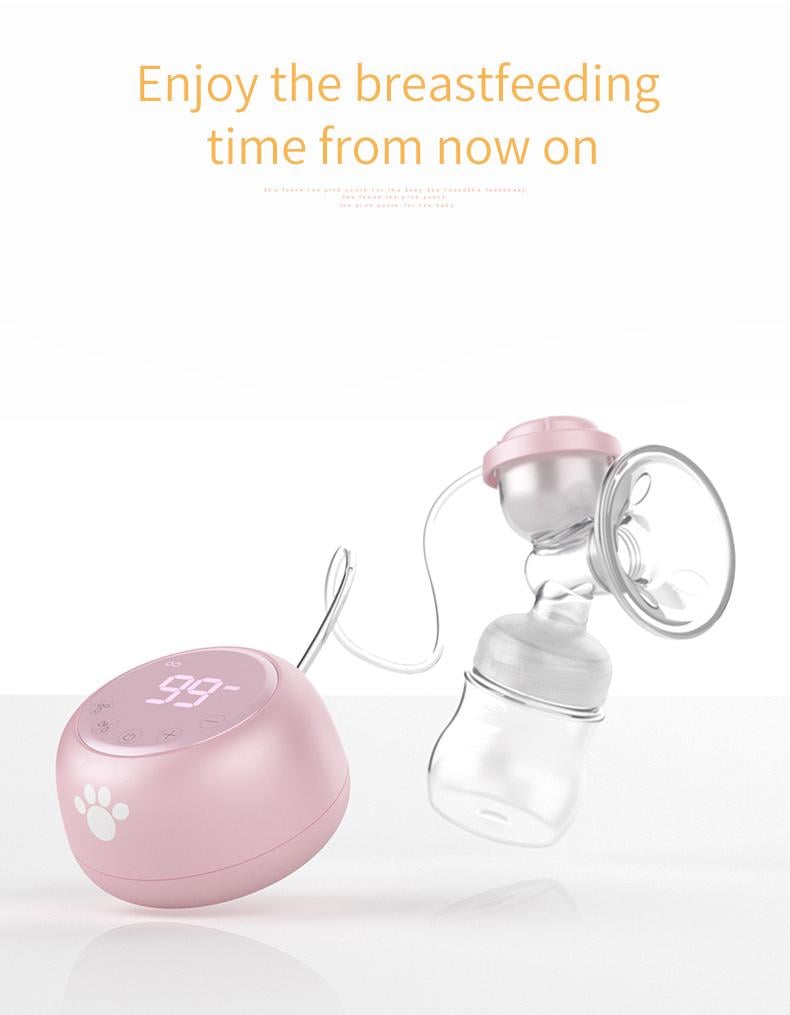 Молокоотсос Cmbear ZRX0618 электрический одинарный с функцией массажа и стимуляцией лактации Pink - фото 2