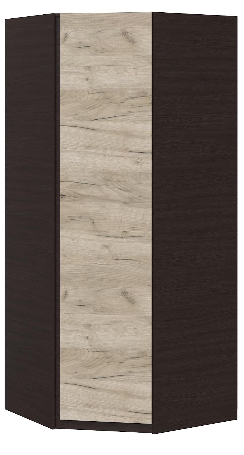 Шафа кутова Майстер Форм Брайт 850х520х2000 мм Венге магія/Дуб крафт сірий (31839) - фото 1 Шафа кутова Майстер Форм Брайт 850х520х2000 мм Венге магія/Дуб крафт сірий (31839) - фото 1
