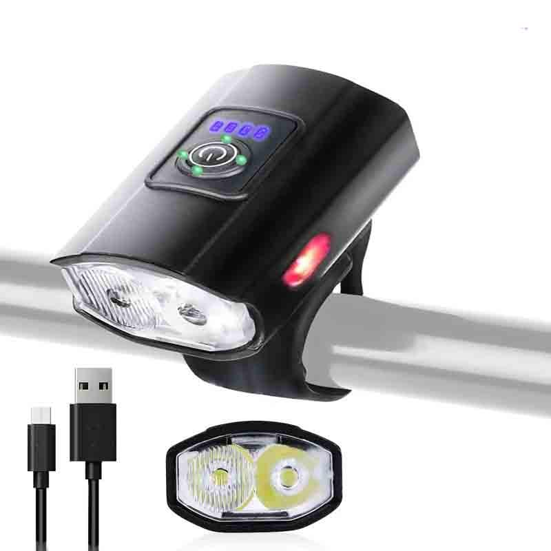 Велоліхтар 2285-2XPE Ultra Light Aluminum індикація заряду waterproof microUSB