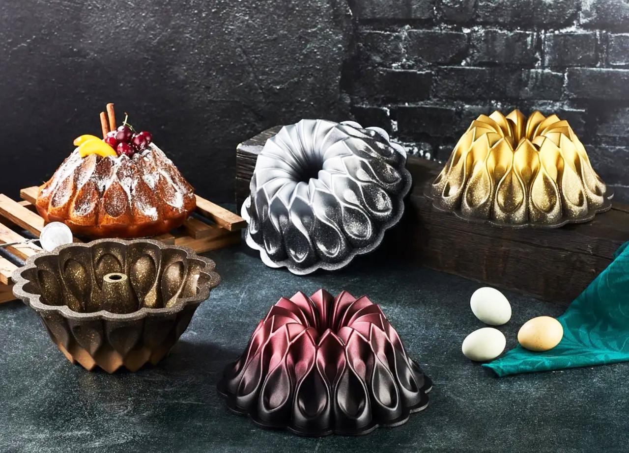 Форма для выпечки кекса O.M.S. Collection 3272 с гранитным покрытием 26 см Серый (1941354888) - фото 5 Форма для выпечки кекса O.M.S. Collection 3272 с гранитным покрытием 26 см Серый (1941354888) - фото 5