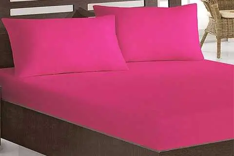 Простынь махровая Anisa на резинке с наволочками 220х240+30 см (31887306)