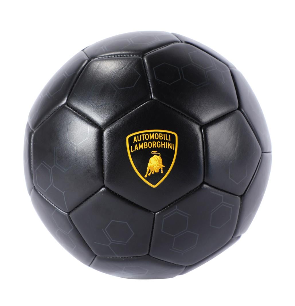 Футбольный мяч Lamborghini шестиугольник р. 5 Черный