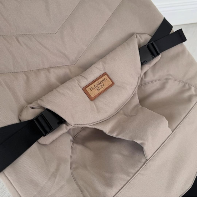 Дитячий шезлонг El Camino ME 1178 IZZY Taupe з режимом хитання з натурального льону Beige (2529761061) - фото 3 Дитячий шезлонг El Camino ME 1178 IZZY Taupe з режимом хитання з натурального льону Beige (2529761061) - фото 3