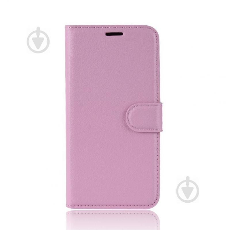 Чехол-книжка Litchie Wallet для Motorola Moto One Power Светло-розовый (hub_BZRR45601)