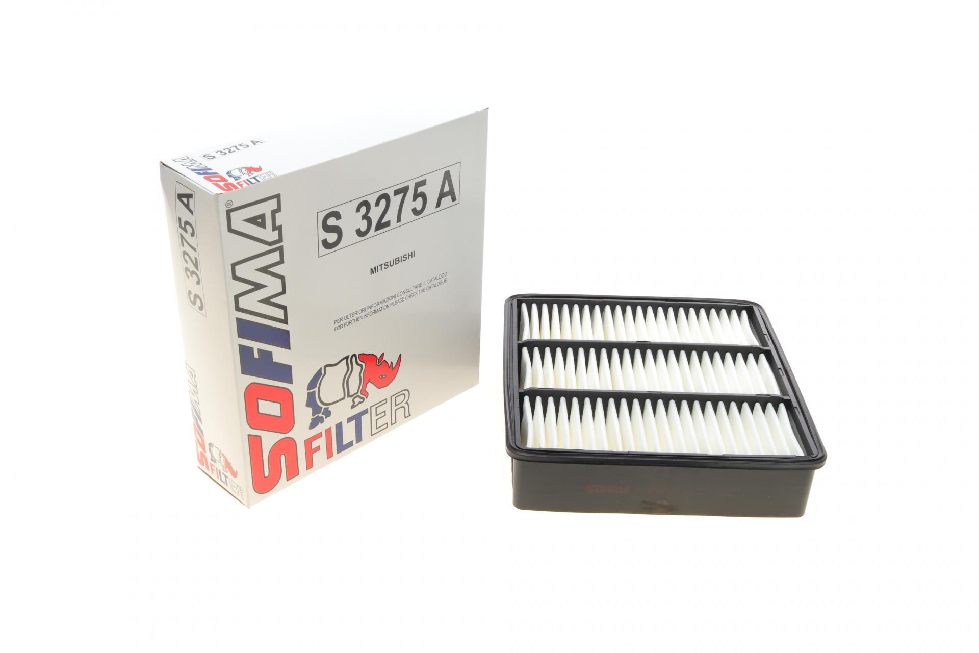Фільтр повітряний SOFIMA для Mitsubishi Colt V/Galant VI/Lancer/Outlander 1,3-2,4TDI 95- (S 3275 A)