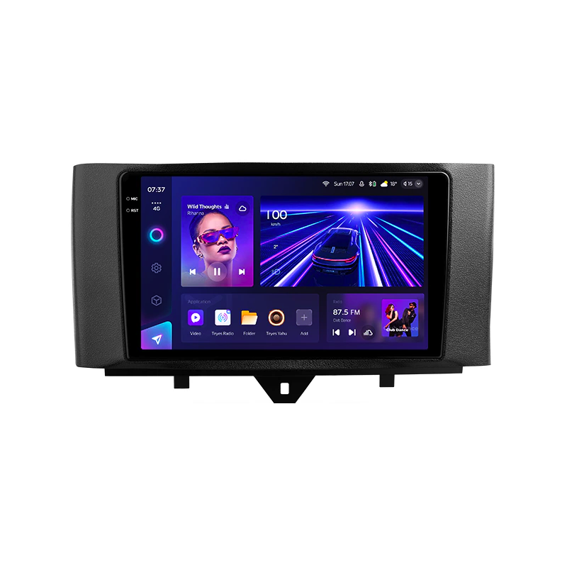 Автомагнитола штатная Teyes для Mercedes Benz Smart Fortwo 2 2010-2015 Android СС3 2K 6/128G 360°