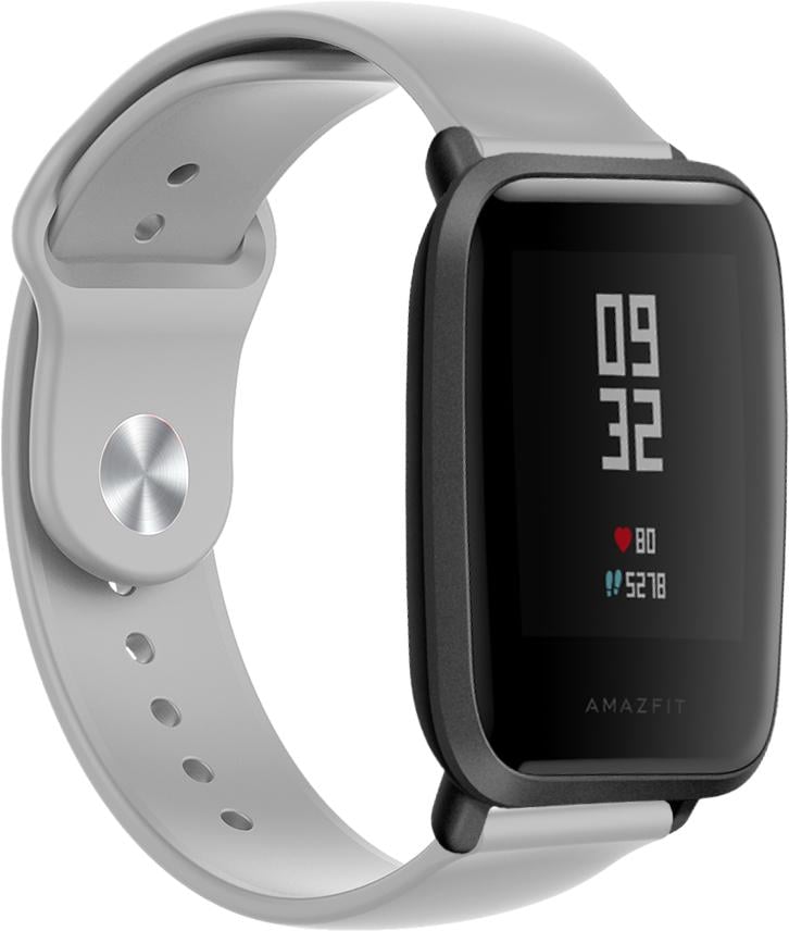 Ремешок Base для Amazfit Bip 20 мм Grey (18903) - фото 1 Ремешок Base для Amazfit Bip 20 мм Grey (18903) - фото 1