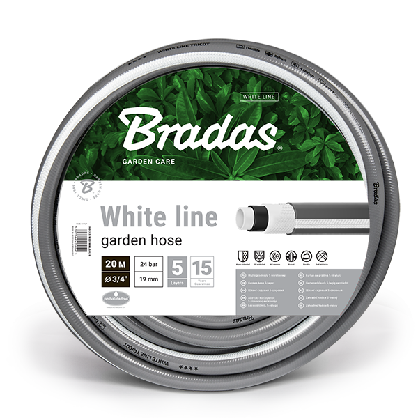 Шланг для поливу Bradas 5-ти шаровий 3/4" 20 м White Line (WWL3/420)
