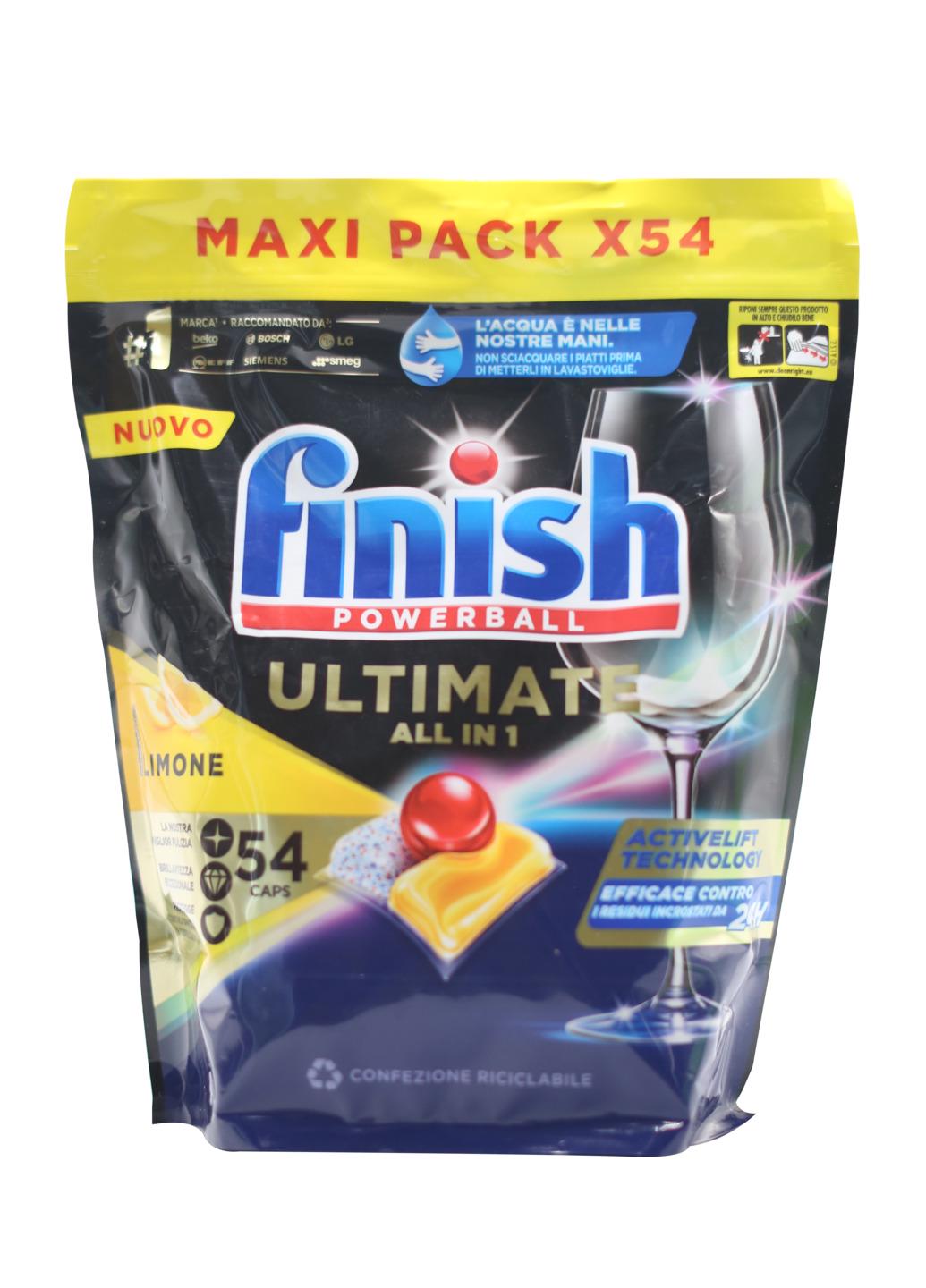 Таблетки для посудомоечных машин Finish Quantum Ultimate Lemon 54 шт. (НФ-00003078)