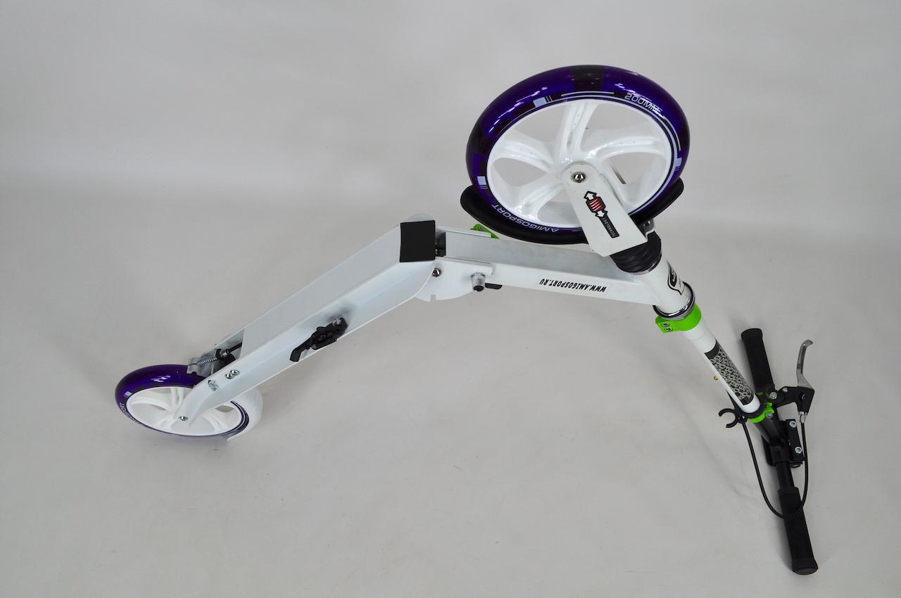 ᐉ Самокат Amigo Sport Glider Super со светящимся колесом Белый ...