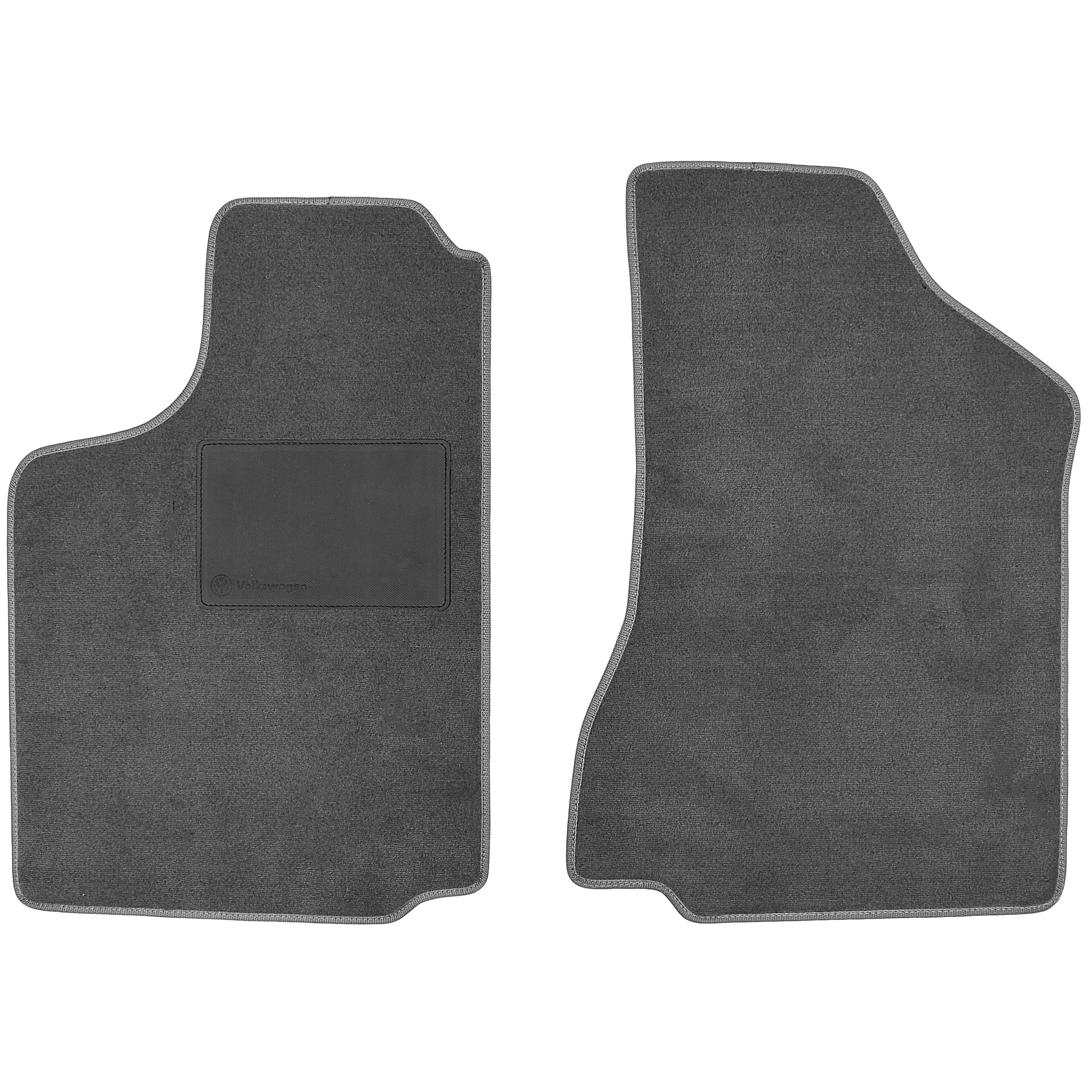 Коврики в салон передние для Volkswagen Caddy '95-04 текстильные Серый (169351)