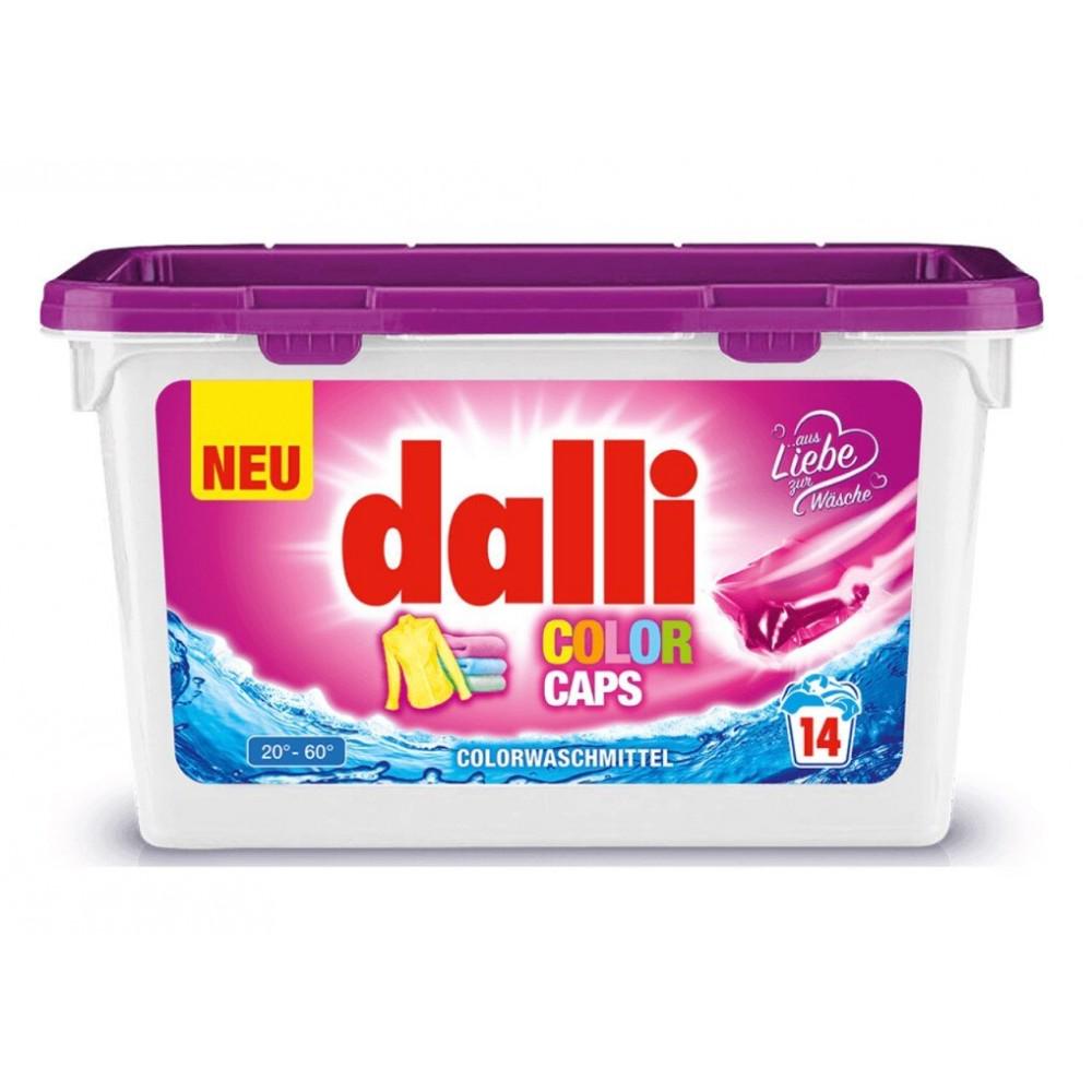 Капсулы гелевые для стирки Dalli Color 3в1 Caps Waschmaschine