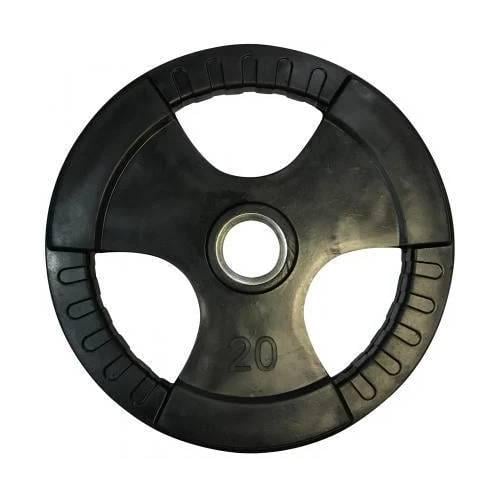 Диск олимпийский прорезиненный Newt Olimpic с хватами 20 кг Диск олимпийский прорезиненный Newt Olimpic с хватами 20 кг
