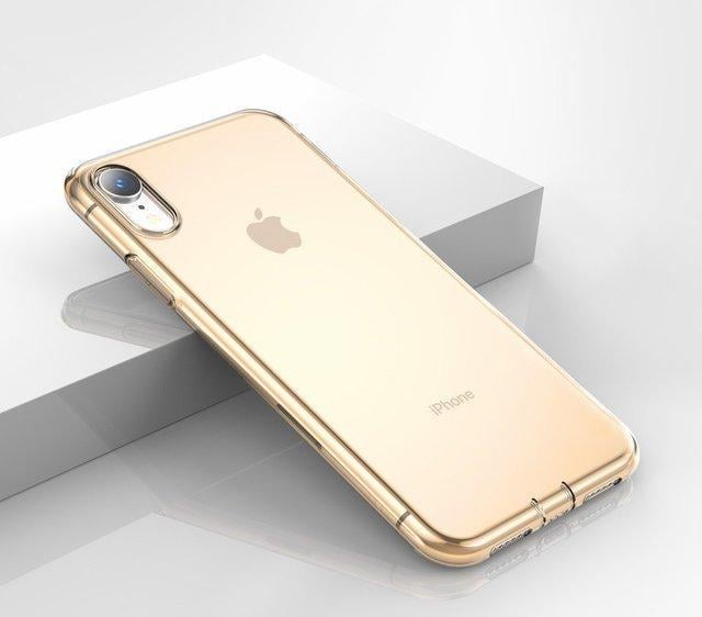 Чохол-накладка Baseus Simplicity Series Case for iPhone Xr, Gold - фото 3