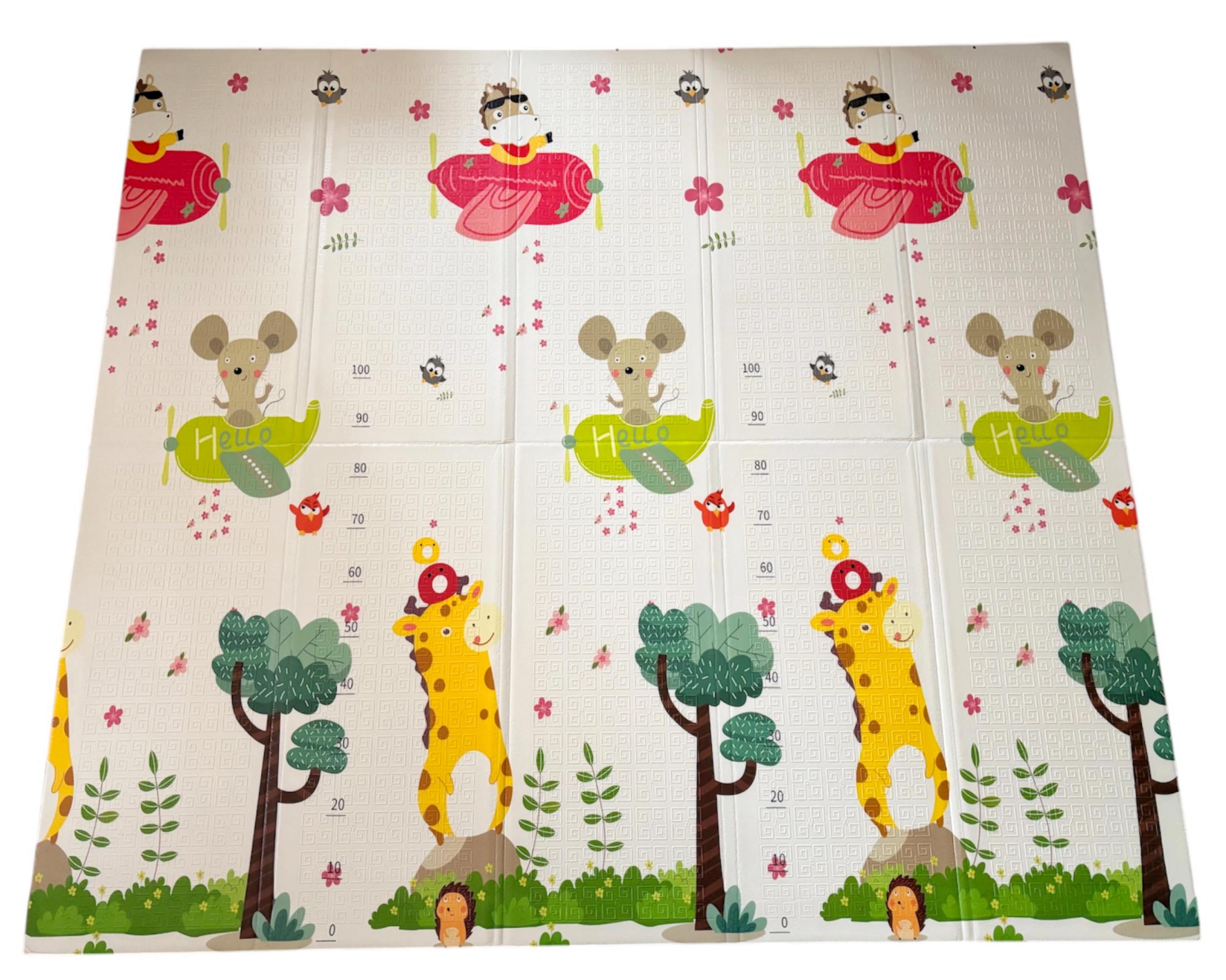 Термоковрик детский двусторонний складной буквы животного антискользящий с сумкой 180x200 см (33530520) Термоковрик детский двусторонний складной буквы животного антискользящий с сумкой 180x200 см (33530520)