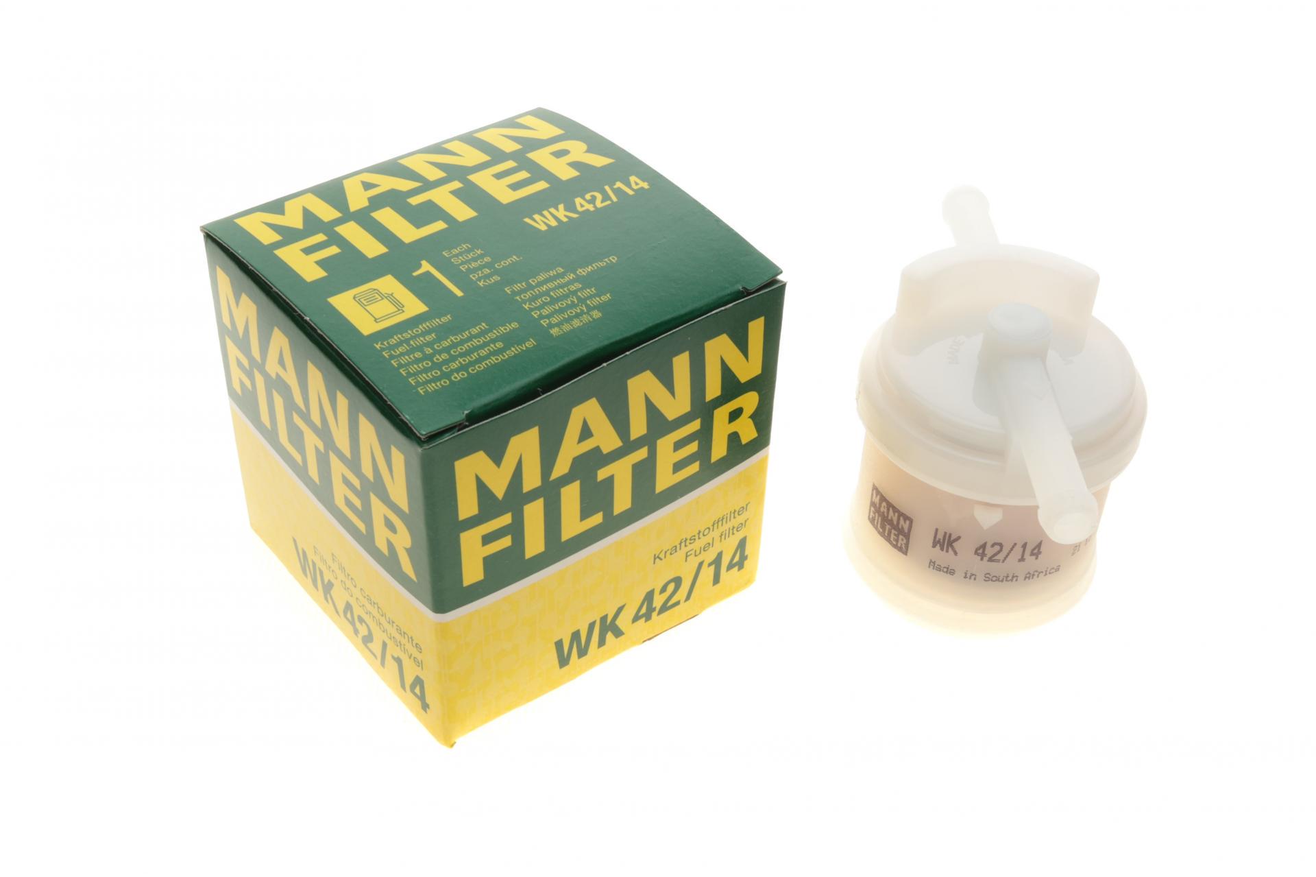 Фільтр паливний Mann-Filter для Nissan Pathfinder 3,0-95/Toyota Land Cruiser 4,2-88 (WK 42/14)