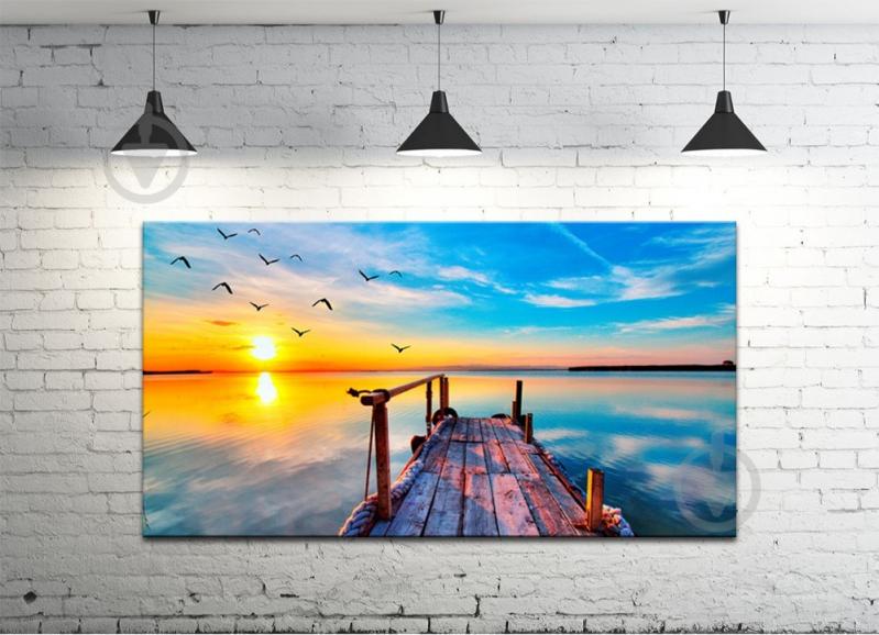 Картина на холсте ProfART S50100-p436 100 х 50 см Закат солнца (hub_uWlx74493)