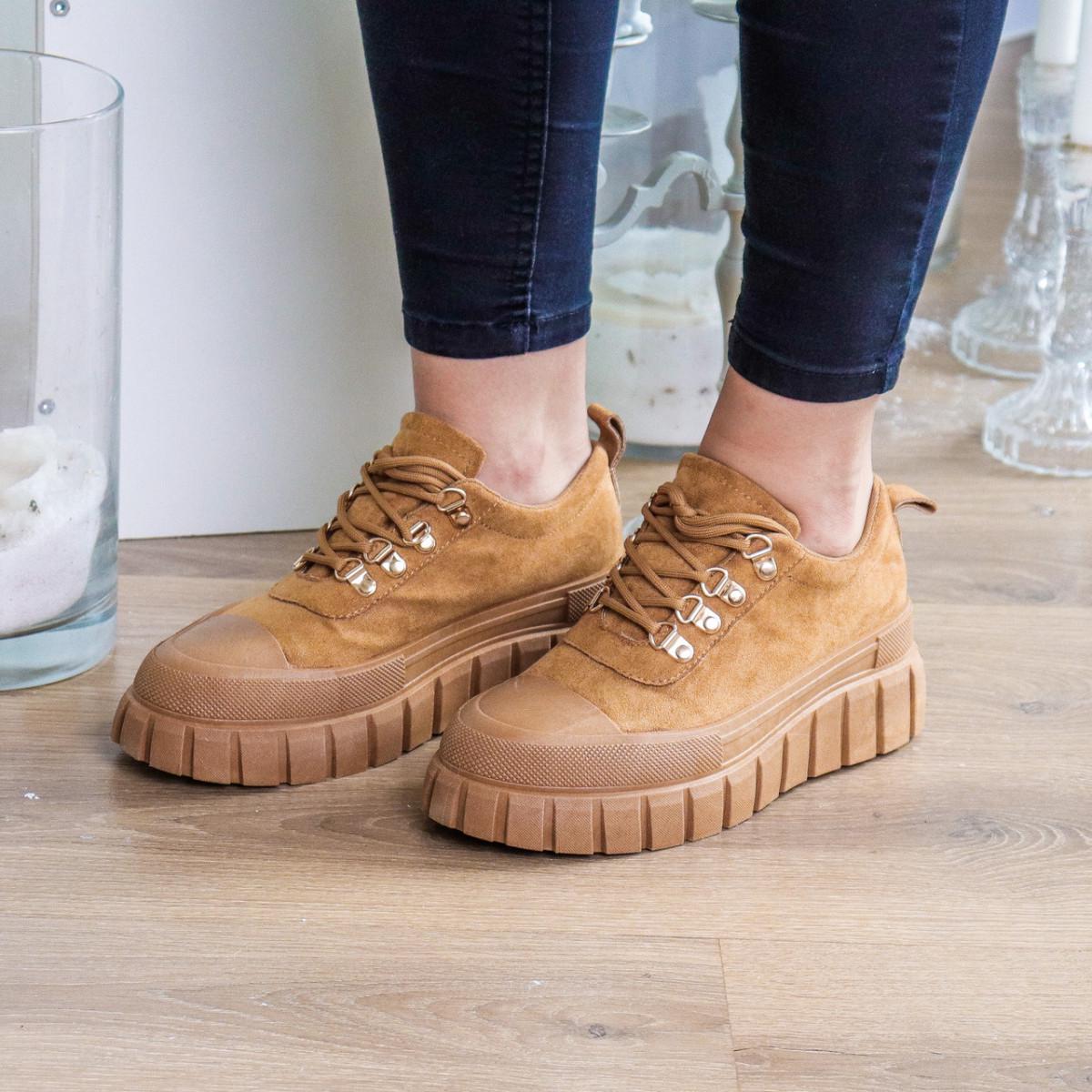 Кроссовки женские Fashion р. 38 24,5 см Бежевый (3273)