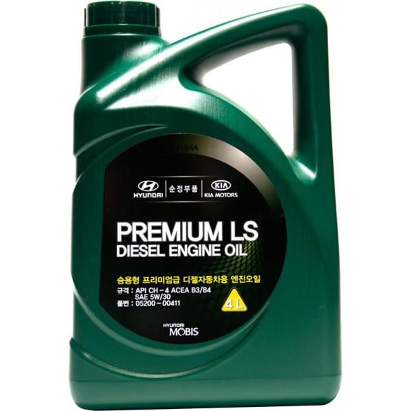 Масло Mobis Premium LS Diesel 5W-30 4л (05200-00411)