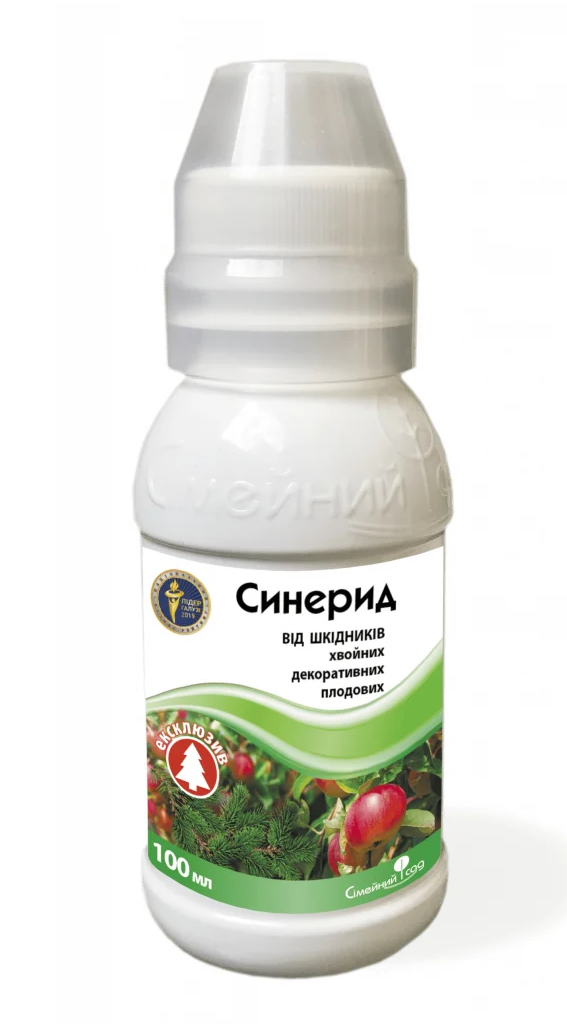 Инсектицид Синерид 100 мл системный от хермеса/щитовки/плодожорки/колорадского жука для хвойных/плодовых/картофеля