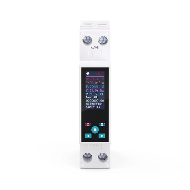 Умное WiFi реле Tongou с полной защитой/счетчиками/таймером 1P+N 50A 230V Smart Life/Tuya (TO-Q-SYS-JWT)