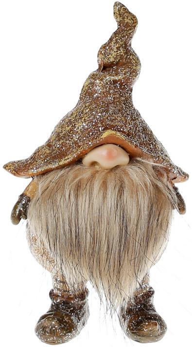 Фигура декоративная Гном в коричневом 19 см (BD-823-548)