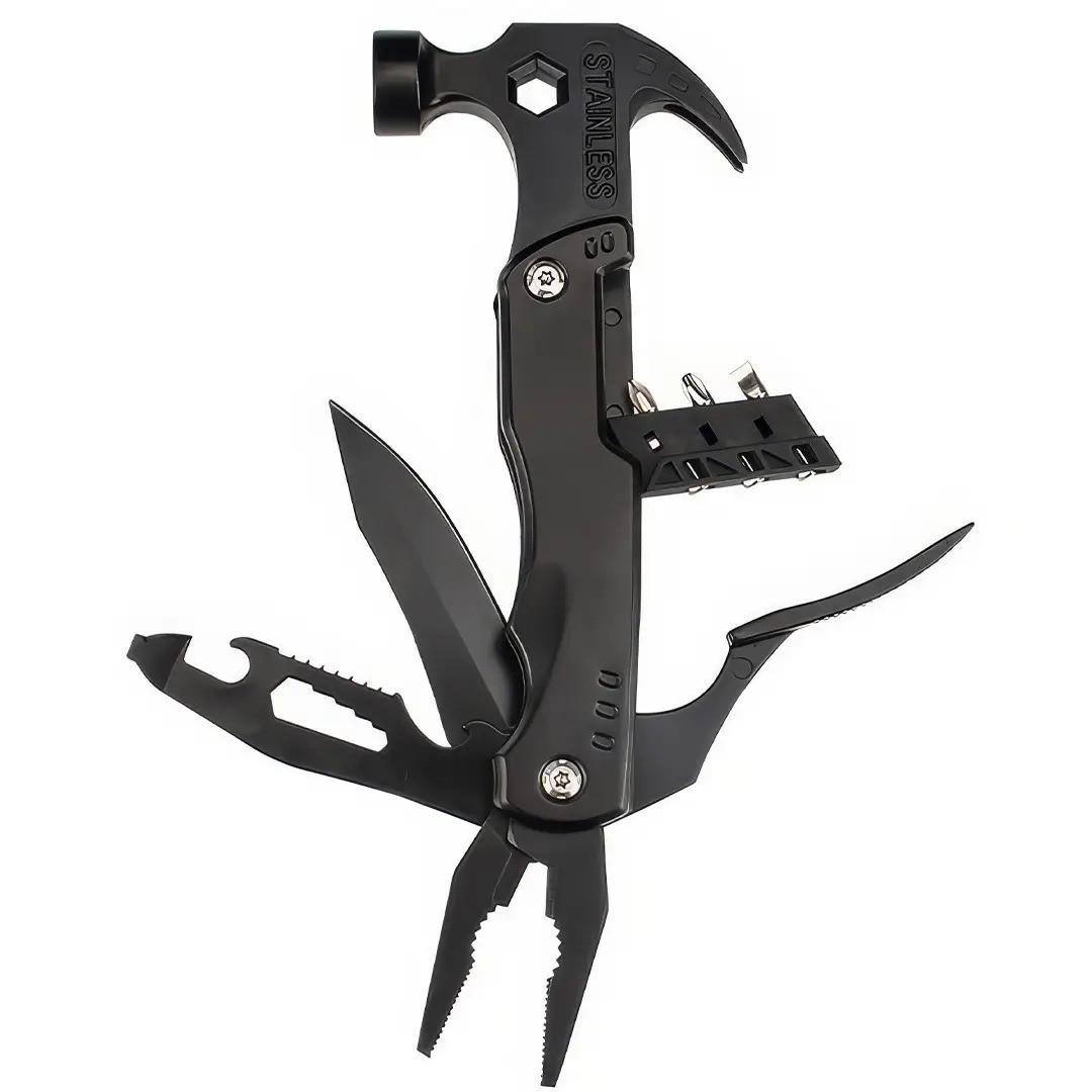 Мультитул EL-2381-11 13в1 молоток с зубцами/отвертки