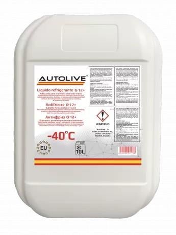 Антифриз AUTOLIVE 12-40 10 л Червоний