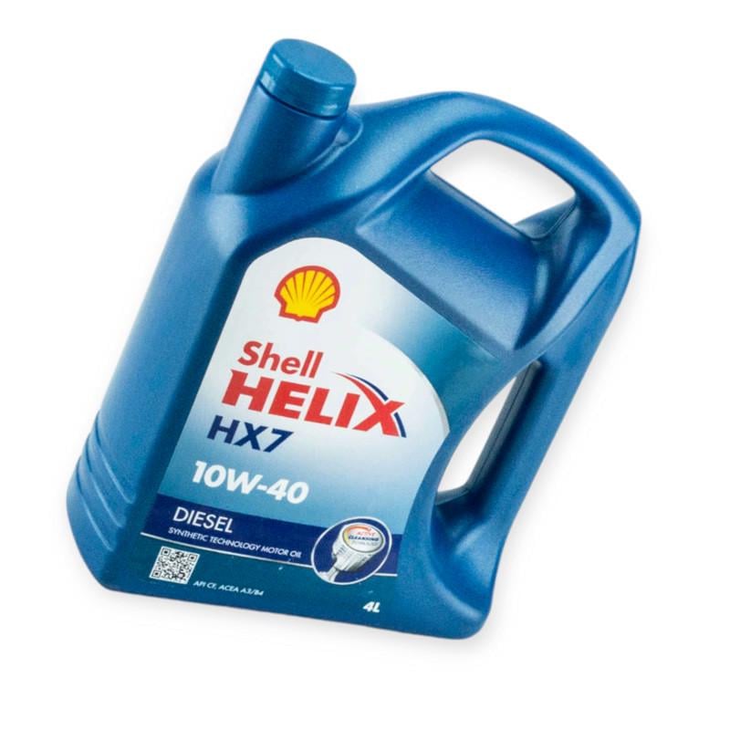 Масло моторное Shell 10W-40 Helix Diesel HX7 4 л Синий (2684193147)
