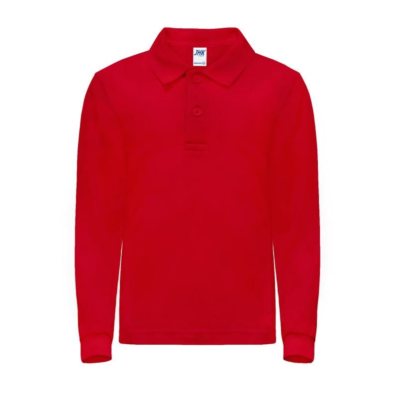 Поло дитяче JHK KID POLO LS 3/4 Червоний (RD)