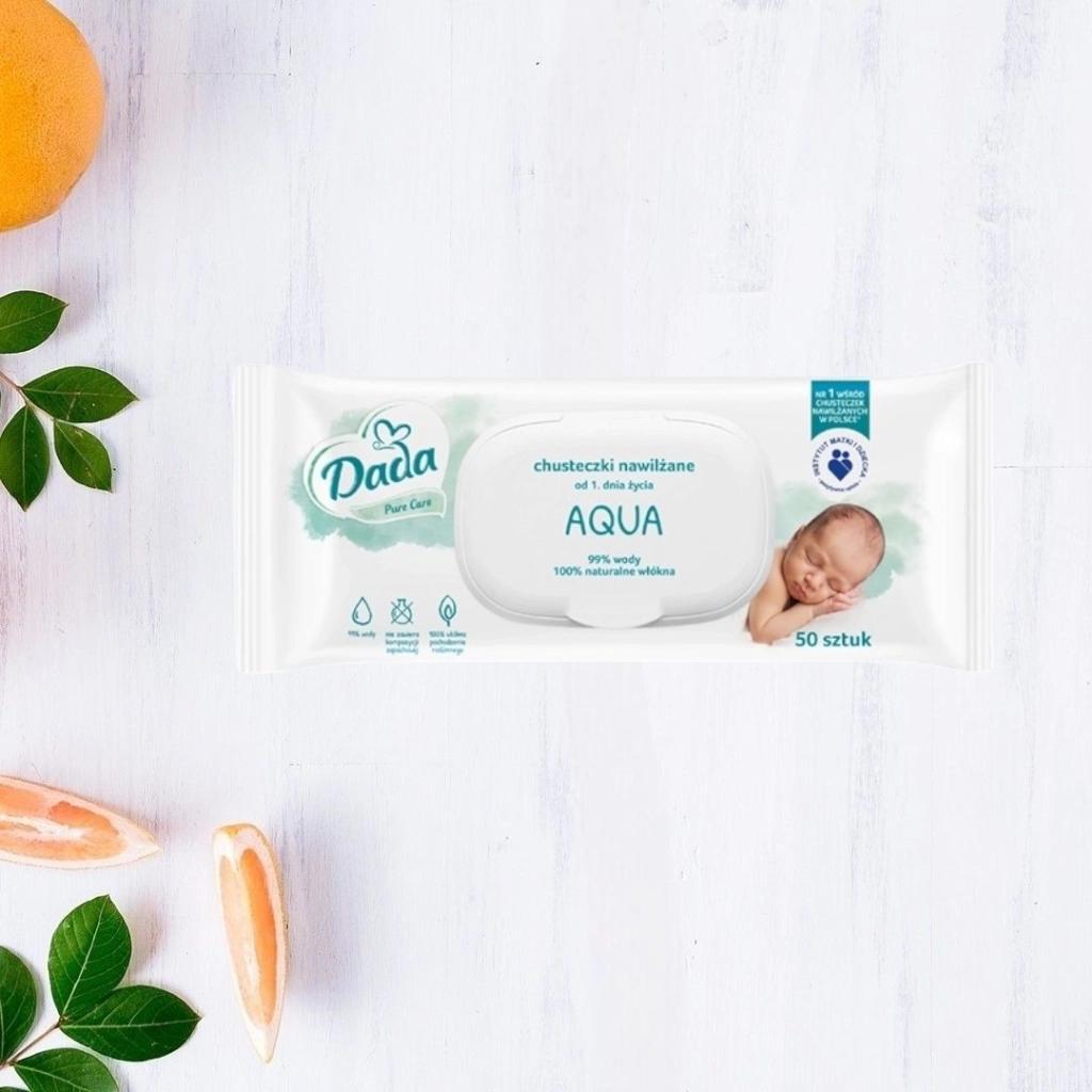 Вологі серветки дитячі Dada Aqua Pure Care 50 шт.