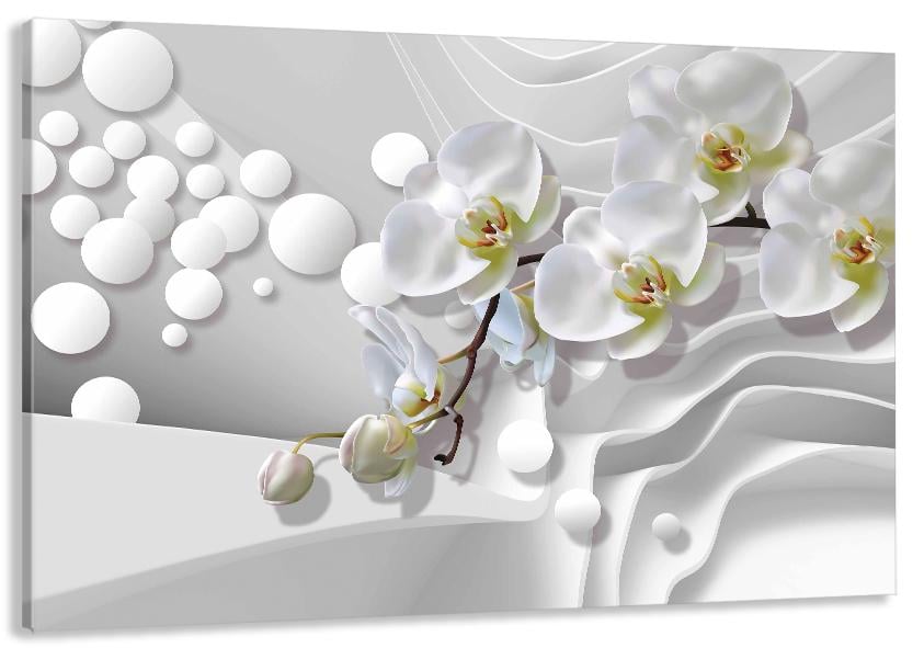 Картина на холсте в гостиную/спальню Орхидея 80х120 см (MLP_131)
