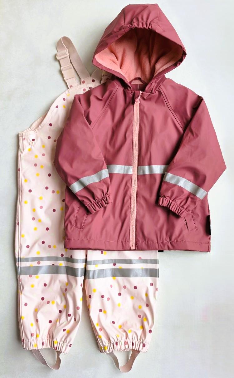 Дождевик-костюм детский Lupilu на флисе грязеотталкивающий 110-116 см