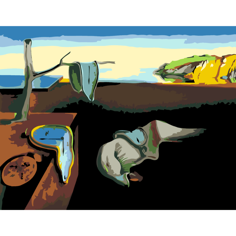 Картина по номерам Rosa Постоянство памяти 35х45 см (Az-209240)