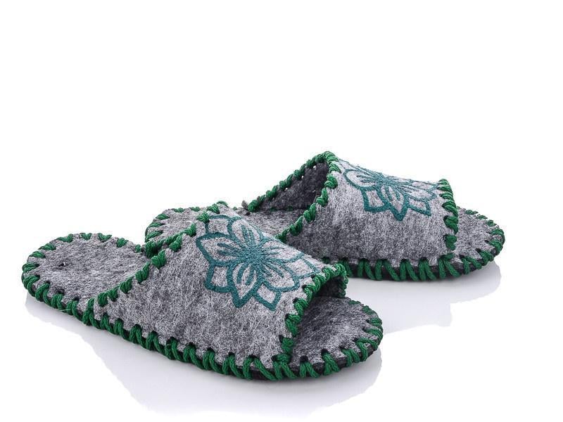 Тапочки фетровые женские VENDS 283 р. 36-37 Серый