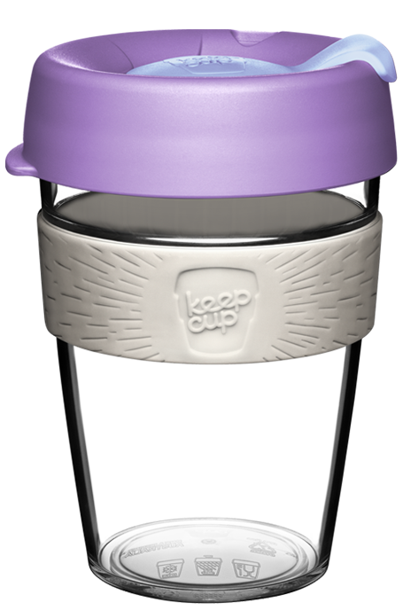 Чашка KeepCup Clear Moonshine 340 мл Фиолетовый