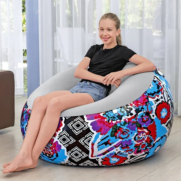 Кресло надувное Bestway 112х112х66 см (75111) - фото 9