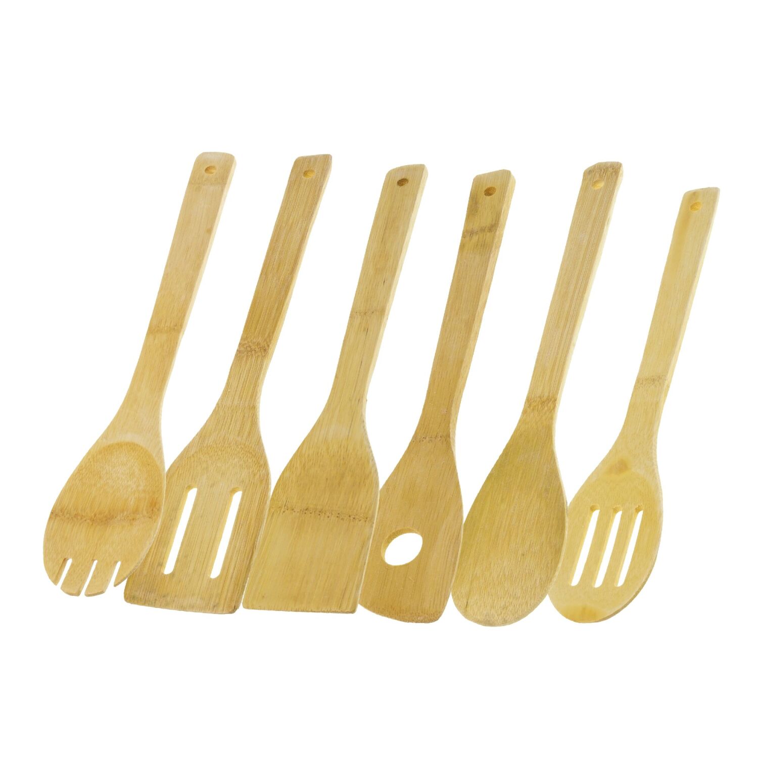 Набір кухонних аксесуарів Wellamart бамбуковий 6 пр. (5779) Набір кухонних аксесуарів Wellamart бамбуковий 6 пр. (5779)