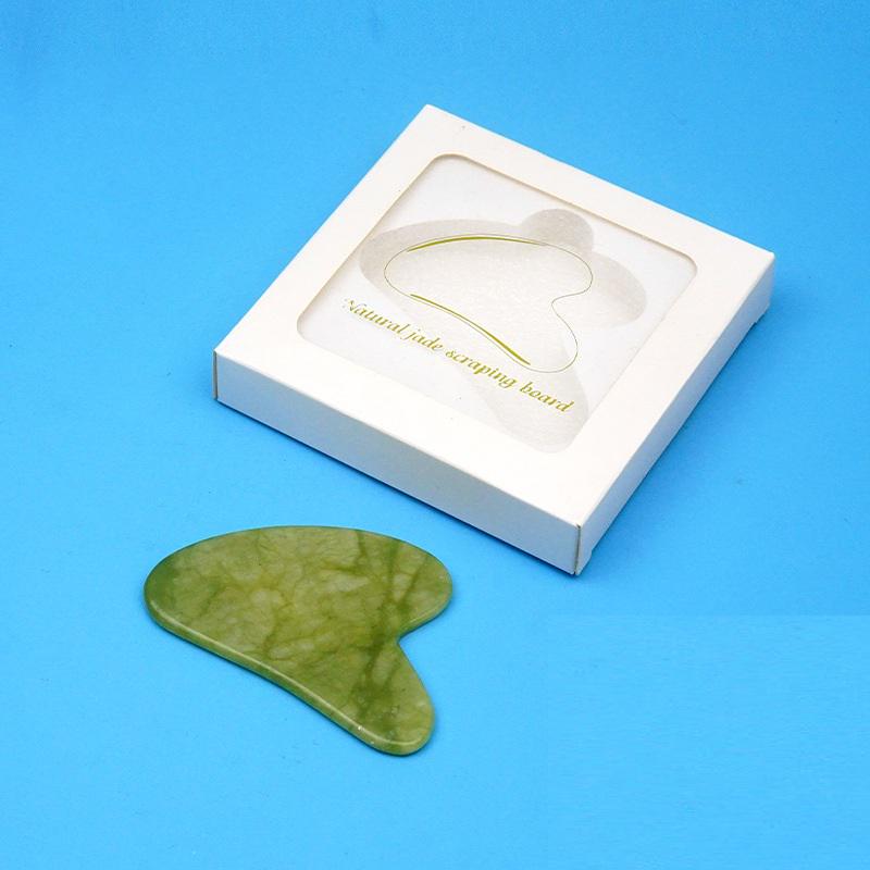 Шкребок Гуаша з нефриту для обличчя/шиї та підборіддя (U9505) - фото 3 Шкребок Гуаша з нефриту для обличчя/шиї та підборіддя (U9505) - фото 3