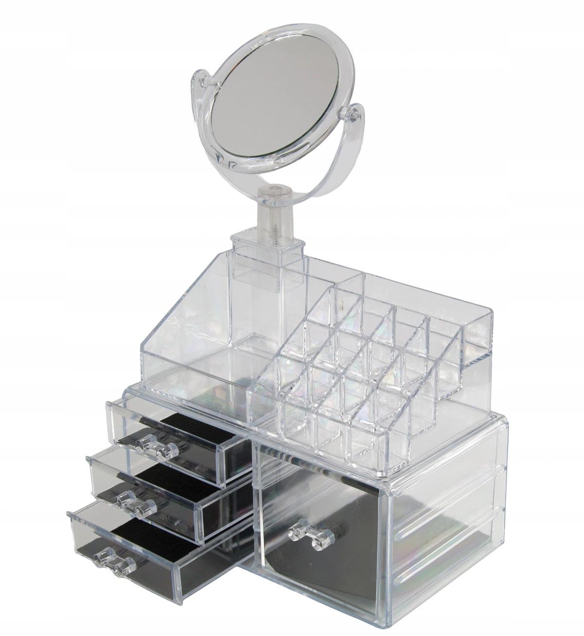 Подставка-органайзер JN-878 для косметики с зеркалом (1008099-Other-1)
