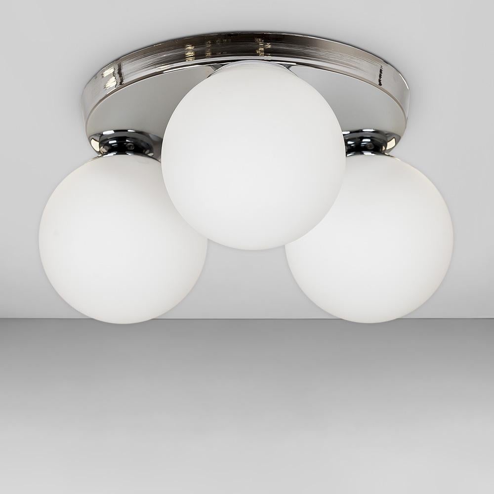 Люстра стельова лофт Light House LS-18638F-3 CR/WH 290 Хром/Білий 