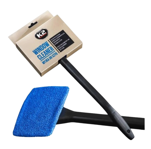 Щетка для мойки стекла ручная с микрофиброй K2 Window Cleaner для очистки автостекла и зеркал