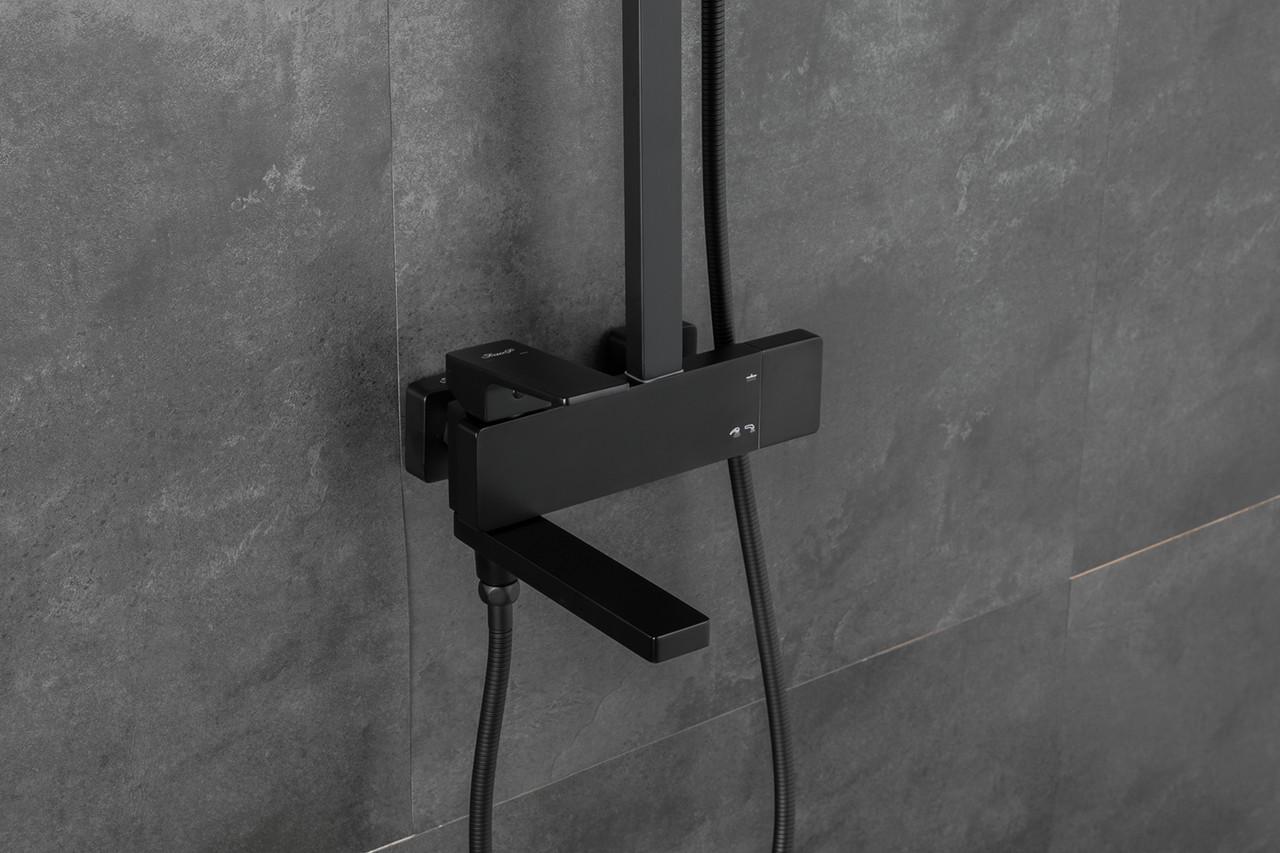 Душевая система FAOP A2409-6 излив-переключатель на лейку 3-режима Черный - фото 7