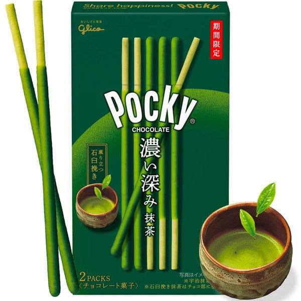 Палочки бисквитные со вкусом матча Glico Pocky Matcha 20 шт.