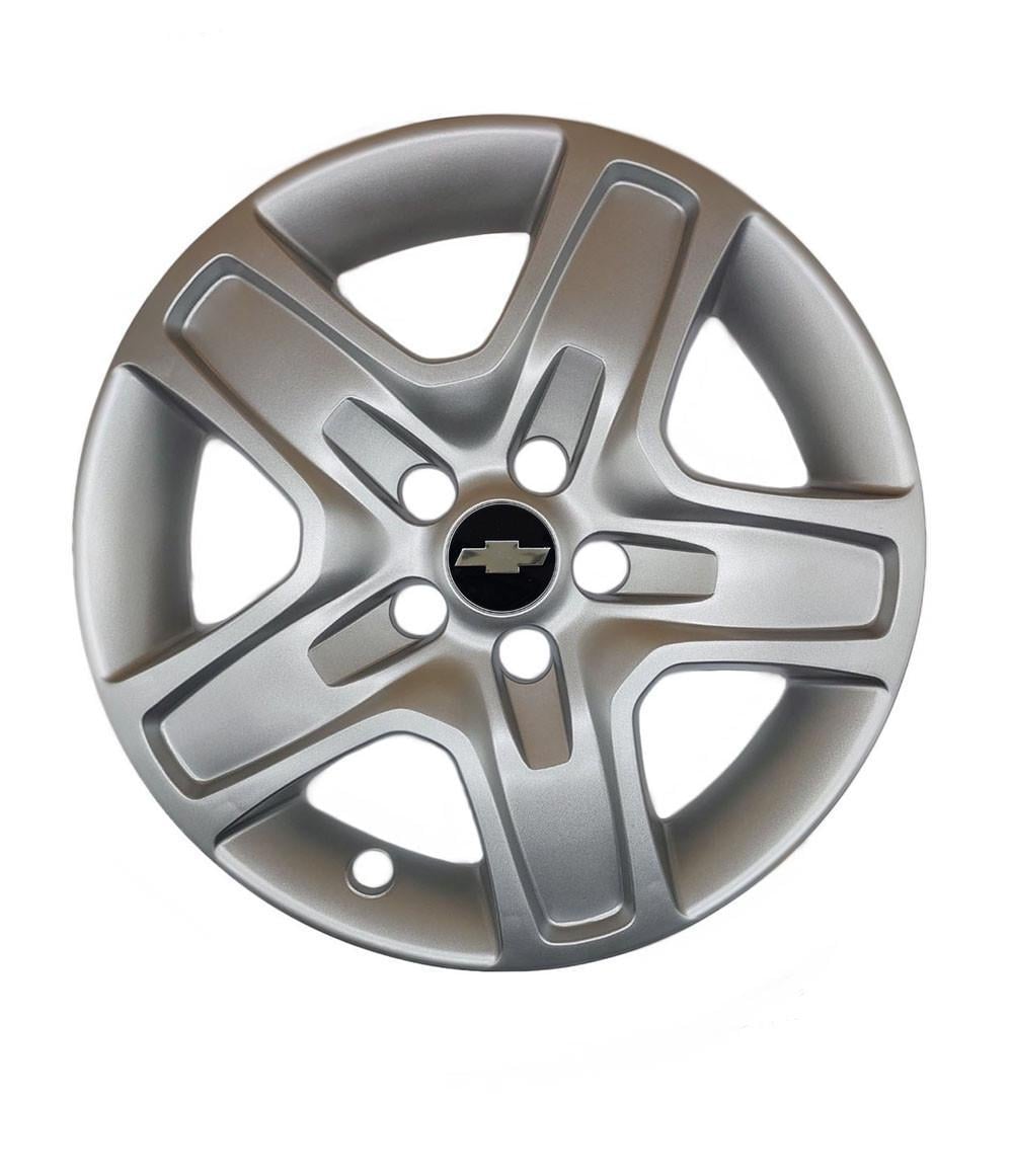 Ковпаки автомобільні модельні Chevrolet R16 A143 AK 4 шт. Сріблястий (105943)