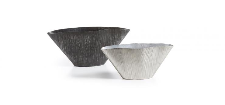Набор блюд LaForma COPAIBA 2 шт. Серебро/Графит (AA0184N00)