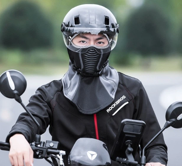 Балаклава RockBros LF7913-1 Чорний із сірим (1881885483) - фото 3 Балаклава RockBros LF7913-1 Чорний із сірим (1881885483) - фото 3