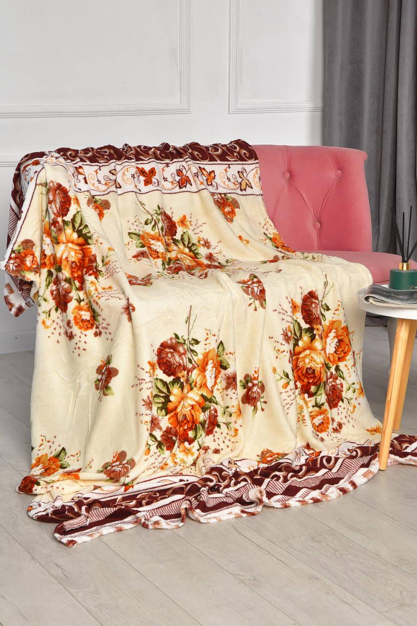 Плед-покрывало Koloco Цукерочка из микрофибры 150x200 см Разноцветный (07-25-7)