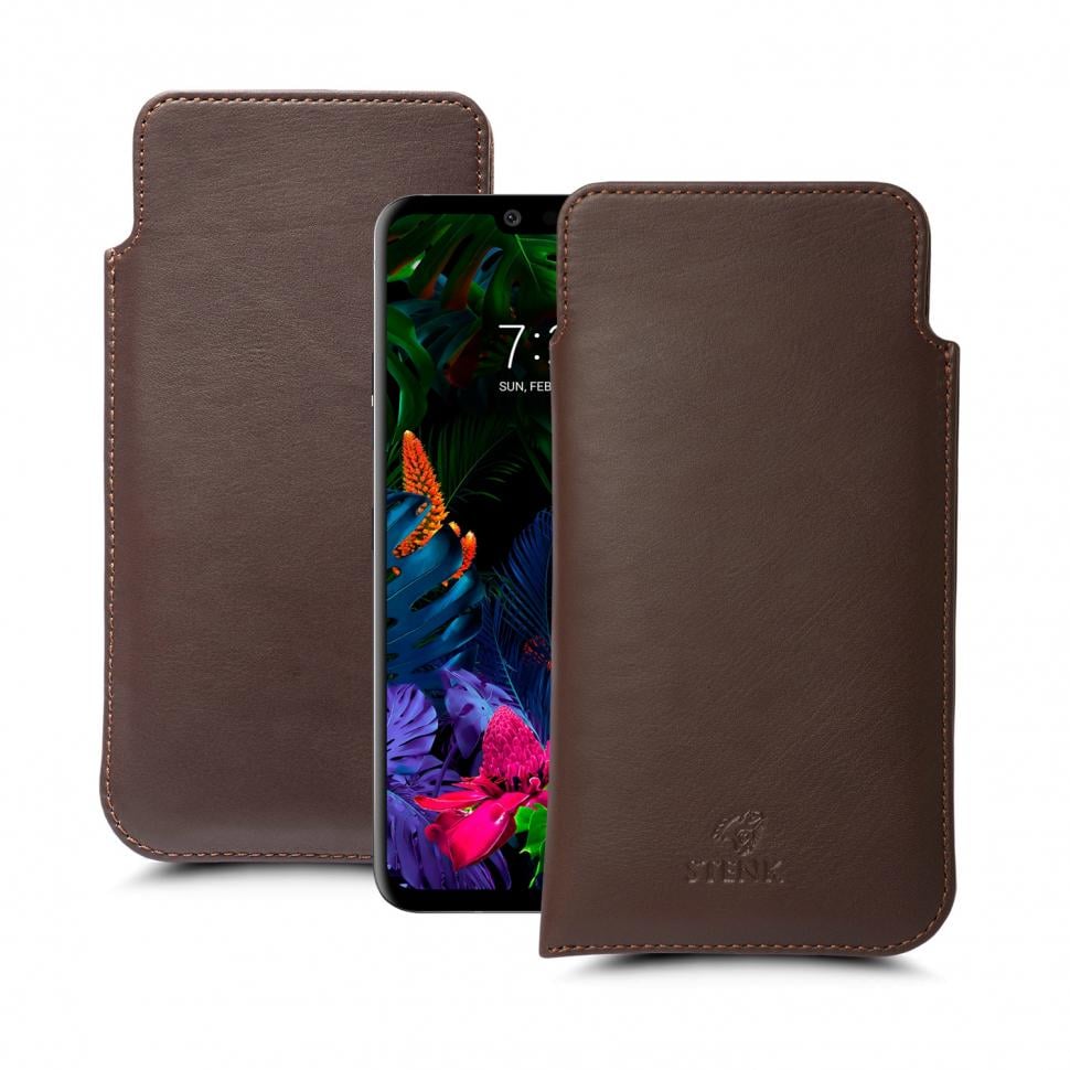 Футляр Stenk Elegance для LG G8 ThinQ Коричневый (63371)