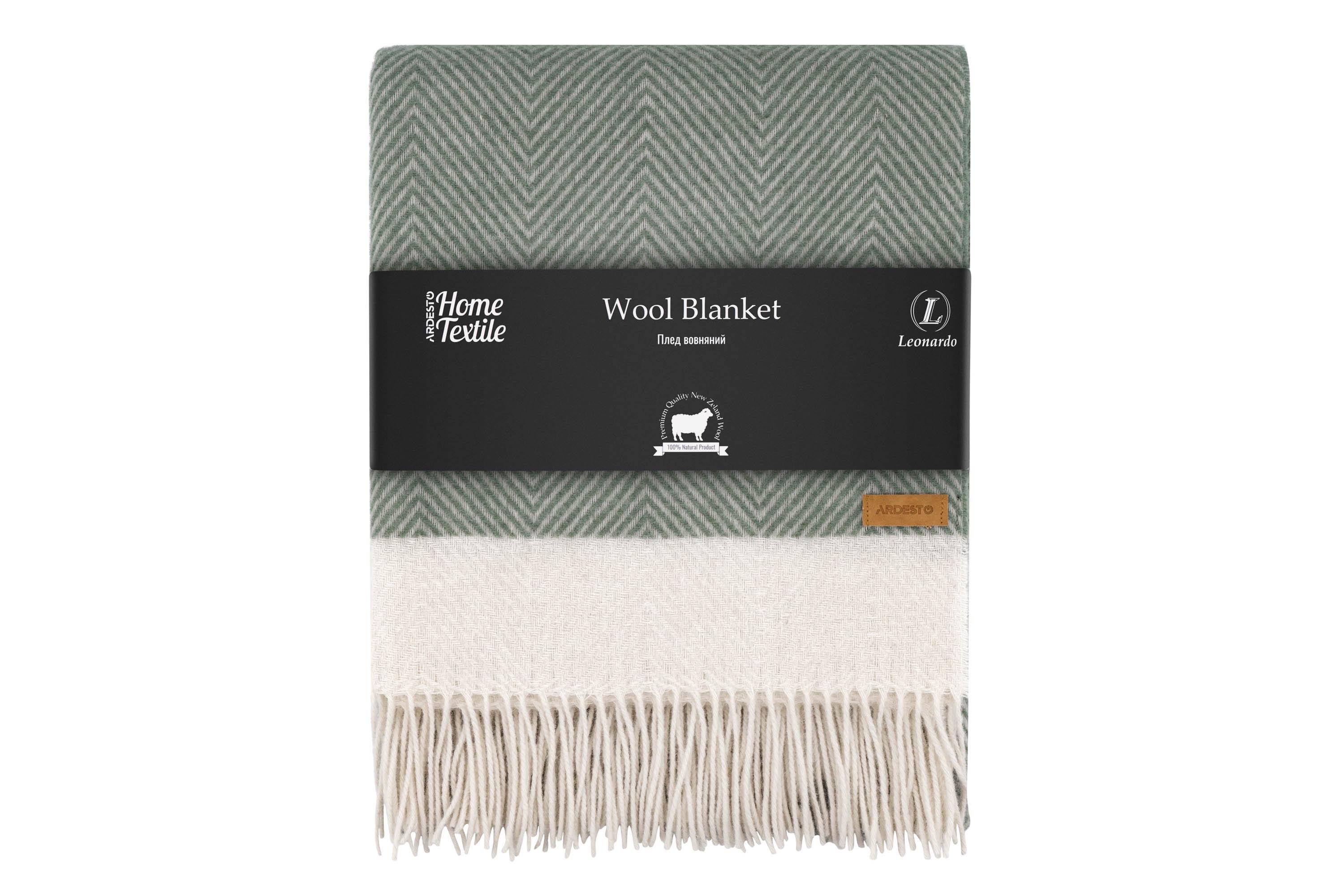 Плед Ardesto Leonardo Bianco 140x200 см Зеленый (ART0504LB) Плед Ardesto Leonardo Bianco 140x200 см Зеленый (ART0504LB)